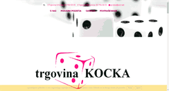 Desktop Screenshot of kocka-trgovina.si